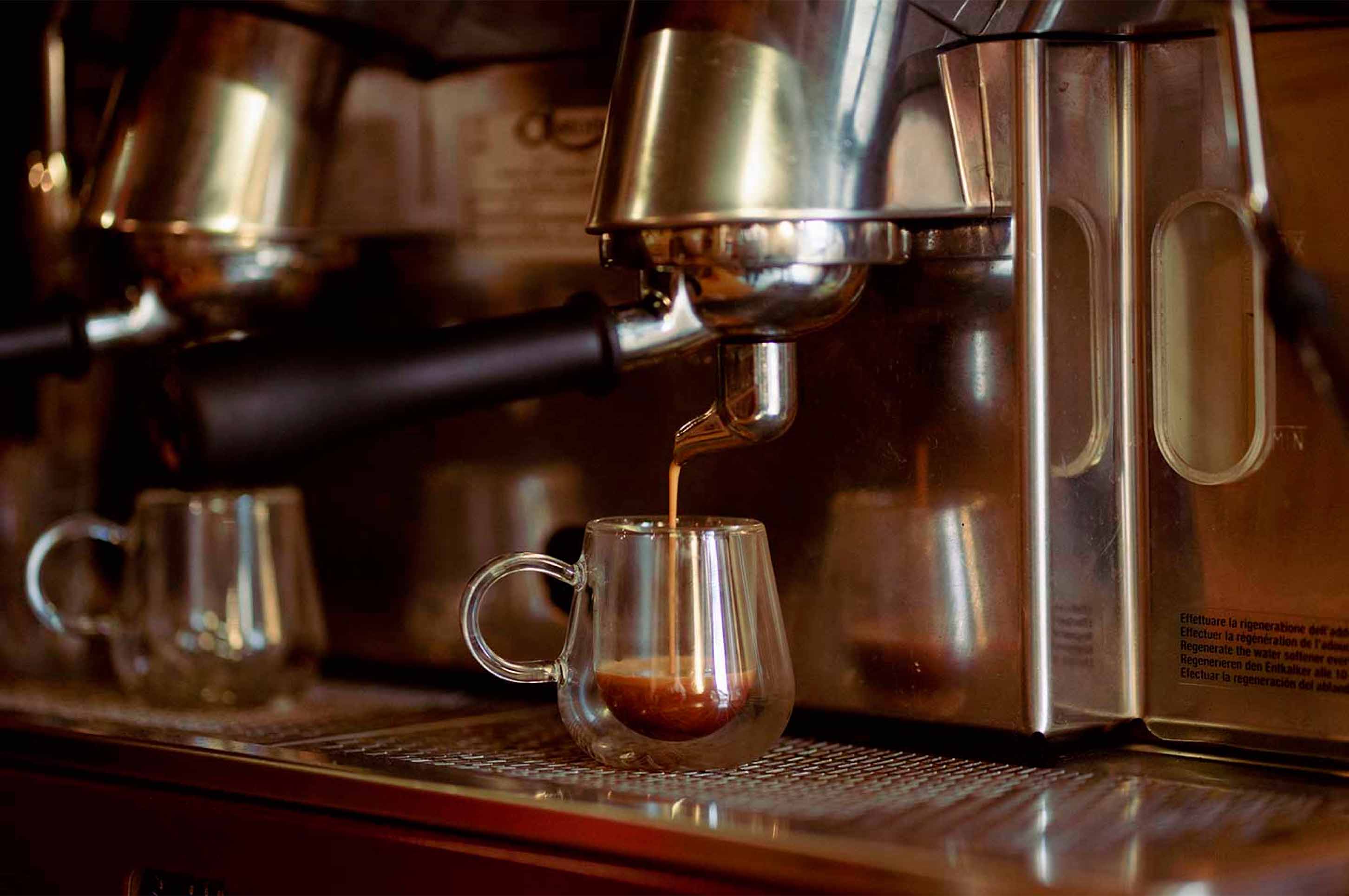 photograph of coffee workshop