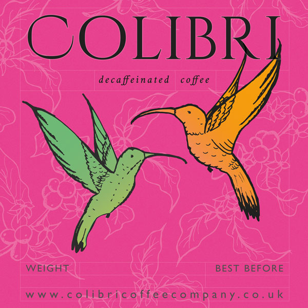 colibri coffee label