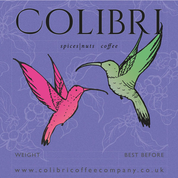 ocolibri coffee label