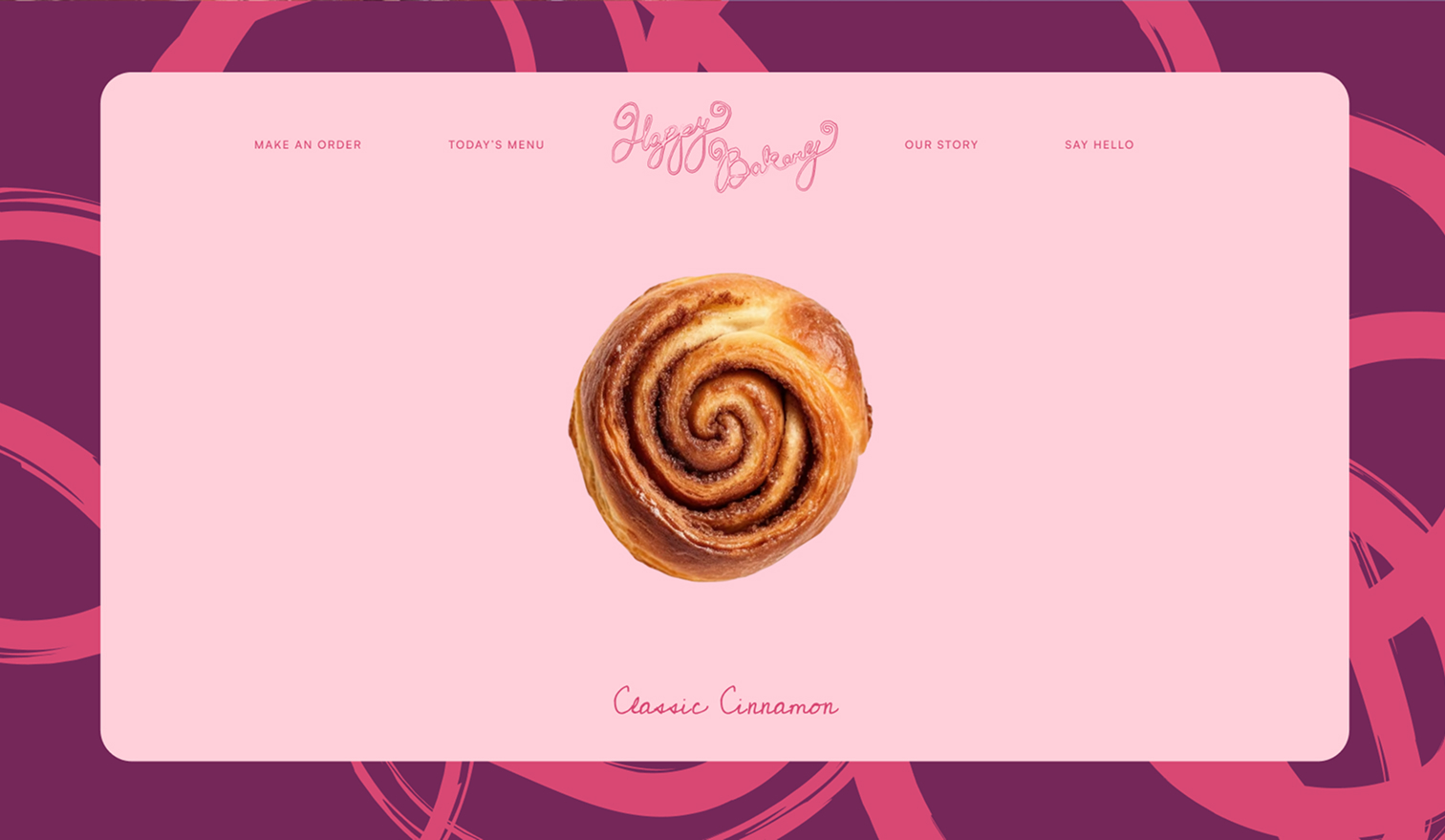 Happy Bakery Website