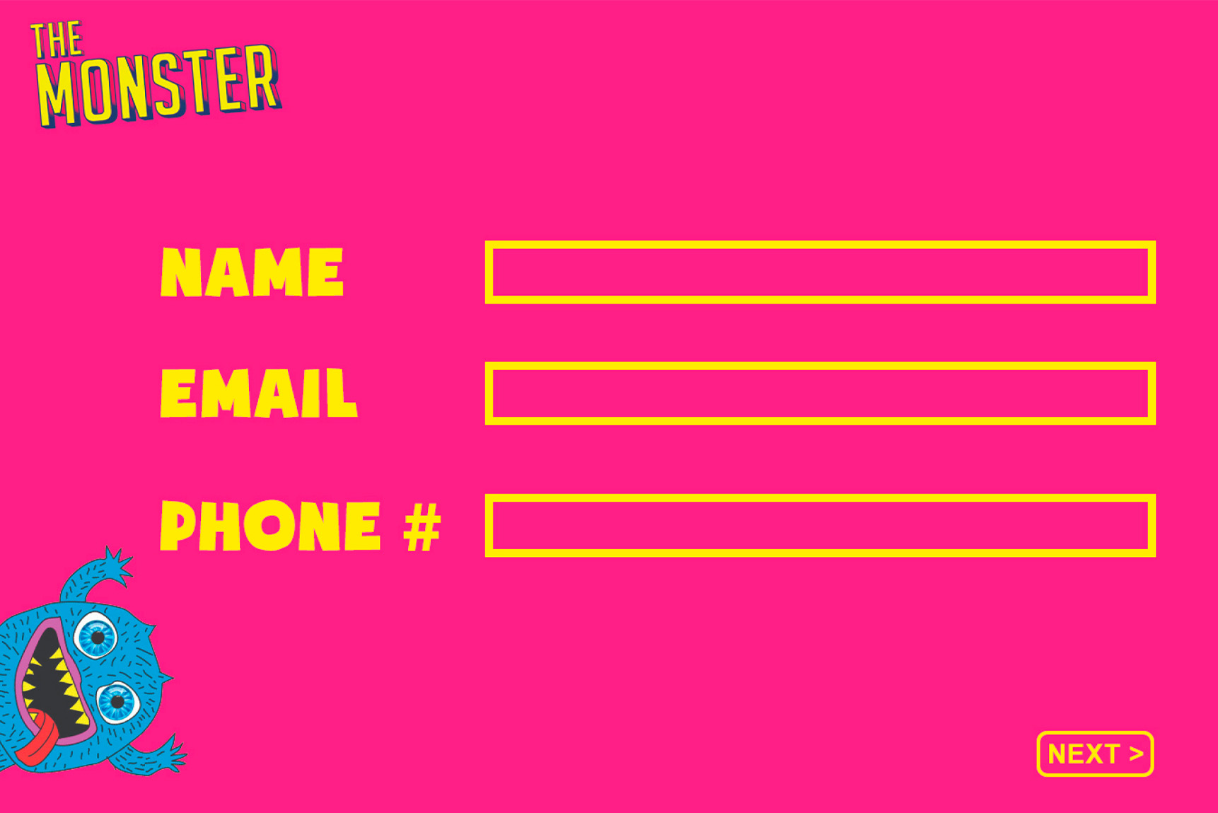 user interface design screen mockup