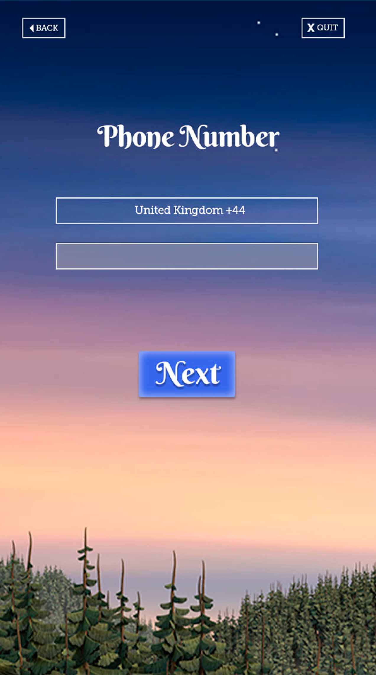 user interface design screen mockup