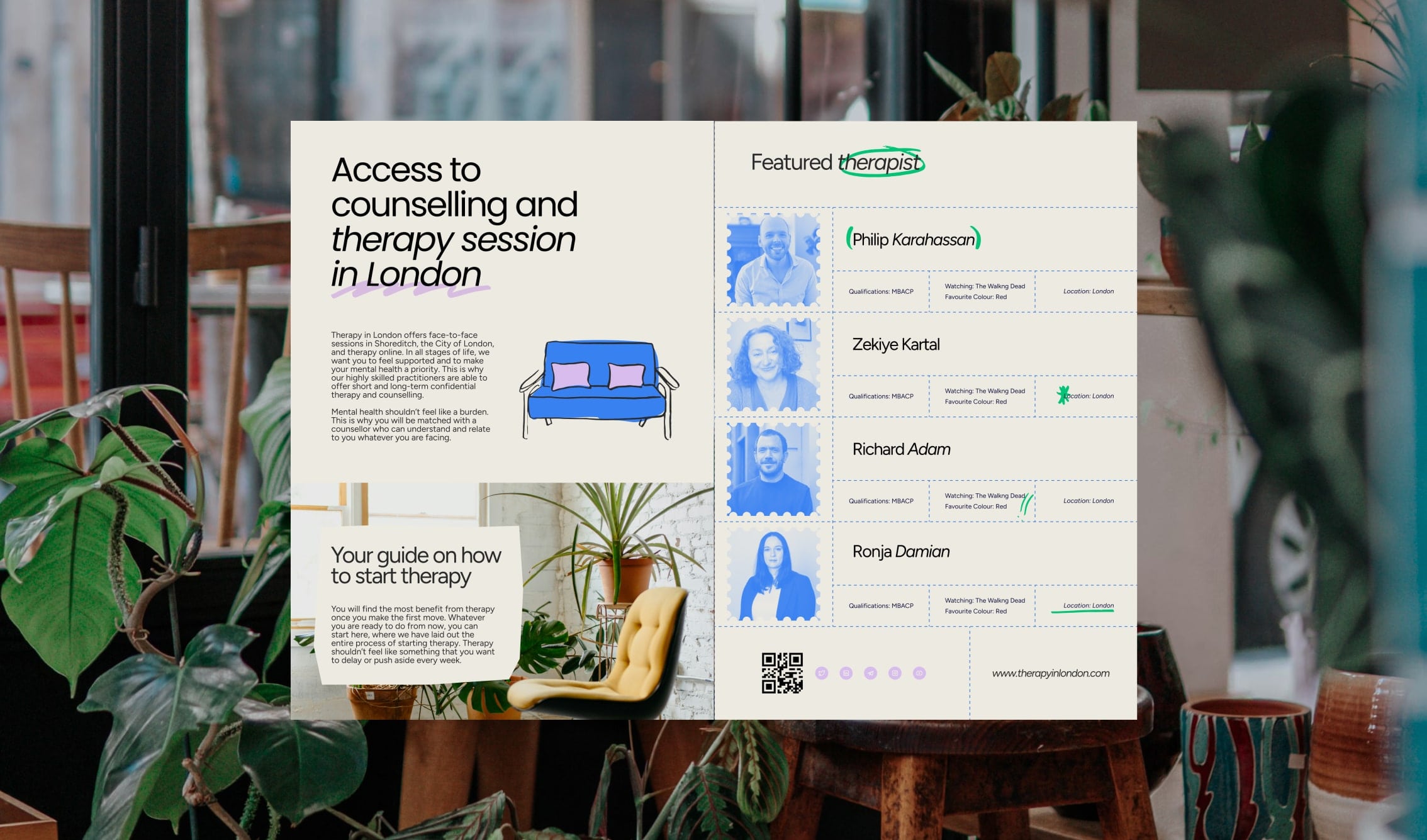 therapy in london brochure