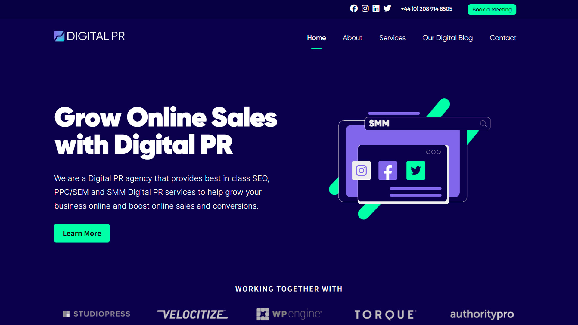 thumbnail of website